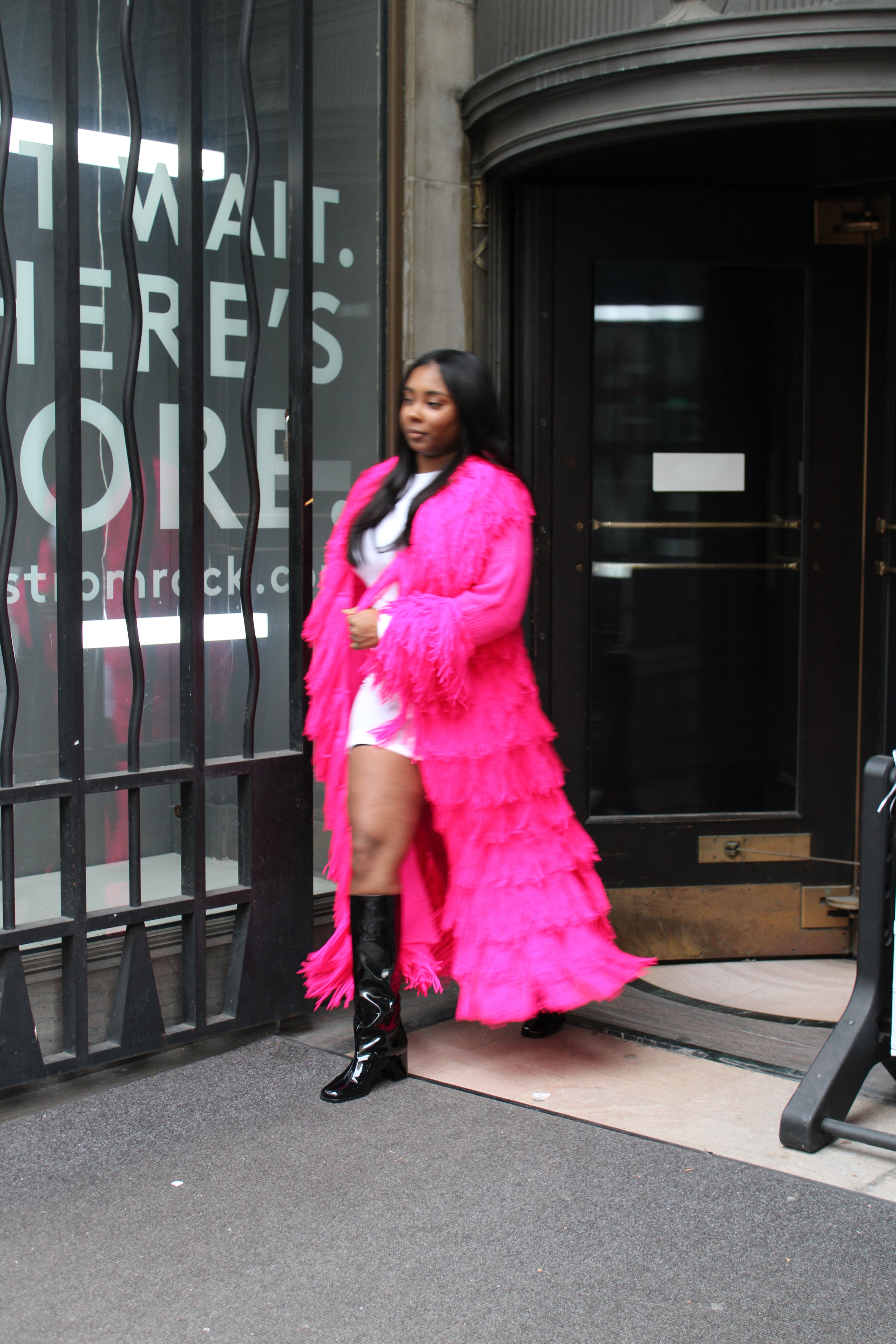 Sweetheart Fringed Sweater