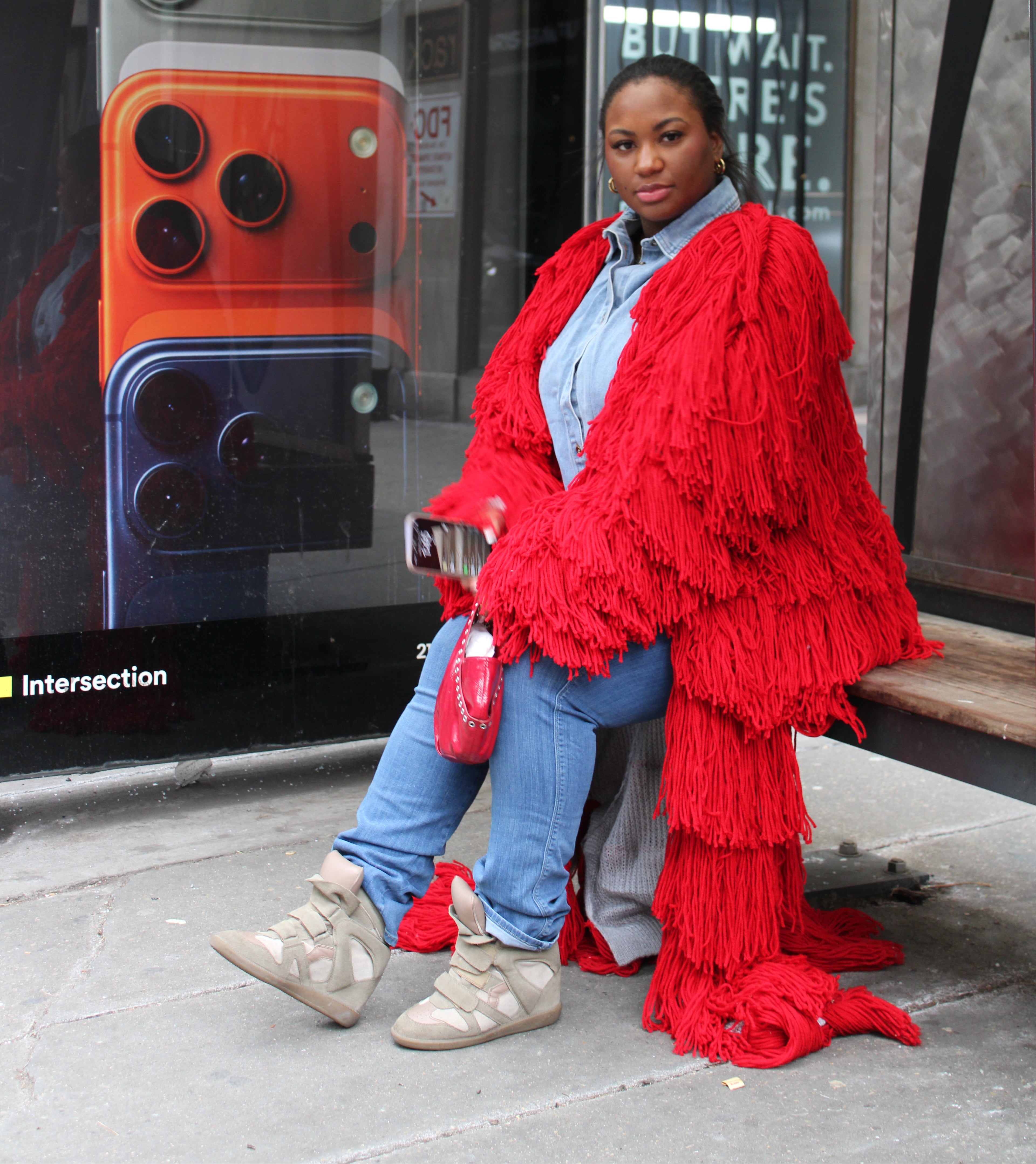 Love Letter Full Fringed Fringed Sweater