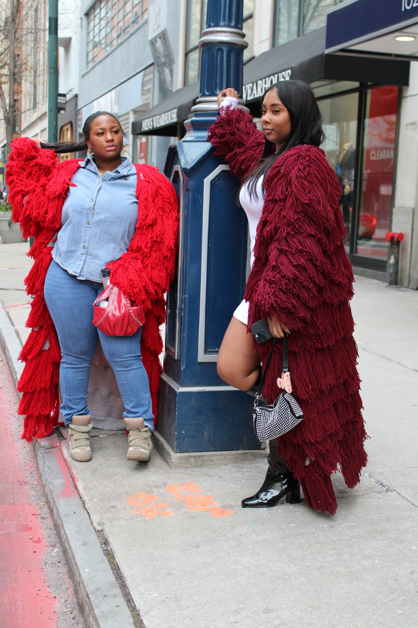 Love Letter Full Fringed Fringed Sweater (Pre-Order ONLY)